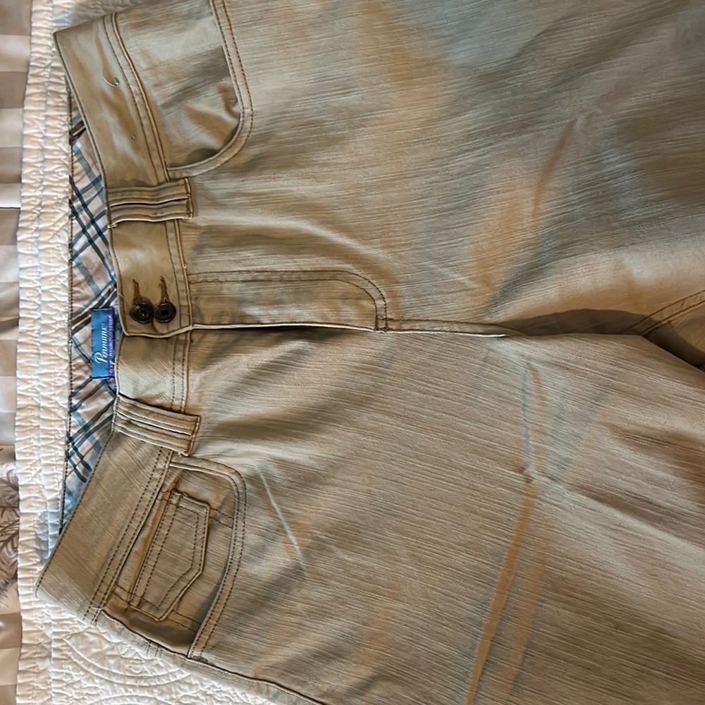 Jean style capris